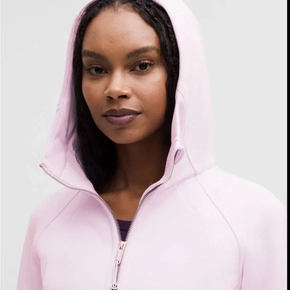 NWT $138 LULULEMON Pink Organza Scuba Full Zip Hoodie Jacket 8, 10, 12 - Picture 4 of 16